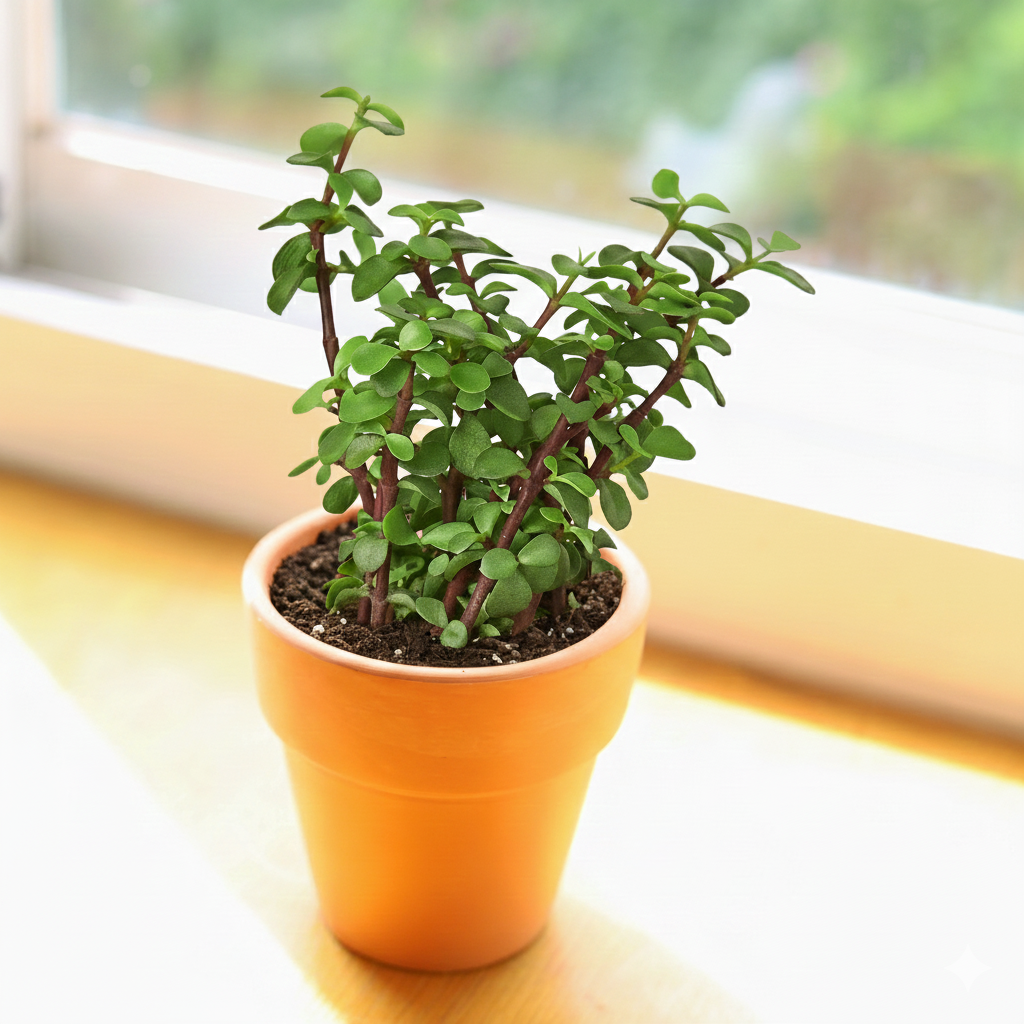 Portulacaria afra Decumbent in decorative terracotta pot, unique succulents for sale, buy live plants online