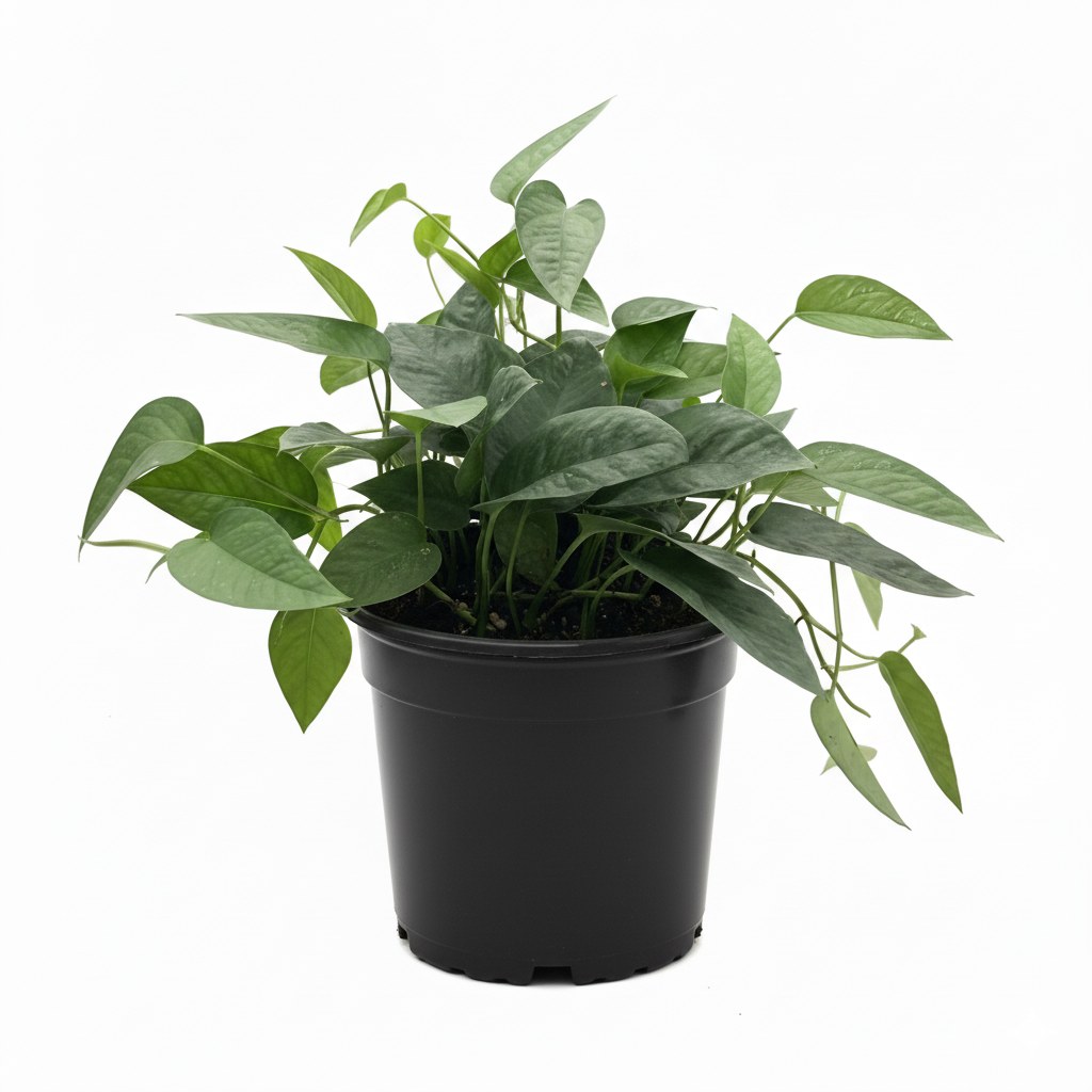Epipremnum Pinnatum Cebu Blue for sale, Purchase Cebu Blue Epipremnum, Best Hanging Houseplants to Grow, Rooted Cebu Blue Pothos 4 inch Grower Pot