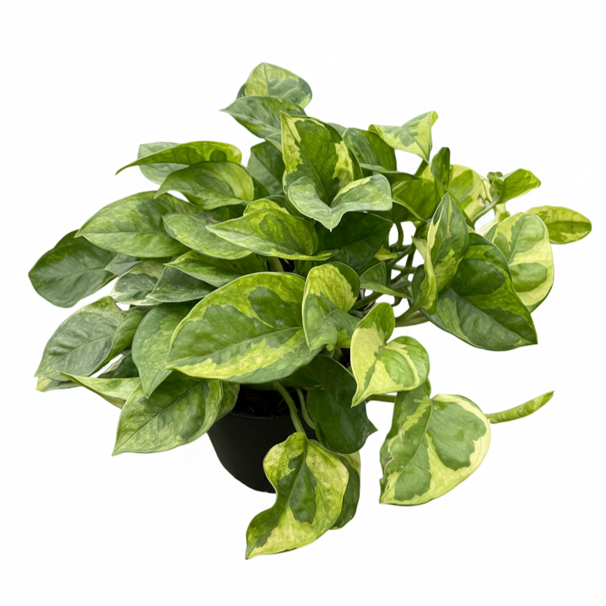 Pothos 'Lemon Meringue' in 6 inch plastic pot, Rare pothos for gift decor ideas