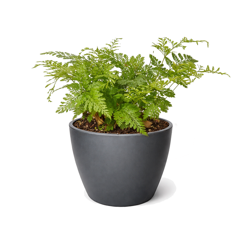 Rabbit's Foot Fern (Davallia fejeensis) 4 inch grower pot for sale, Easy-Care Indoor Fern with Furry Rhizomes, Pet-friendly indoor ferns, Unusual tropical houseplants