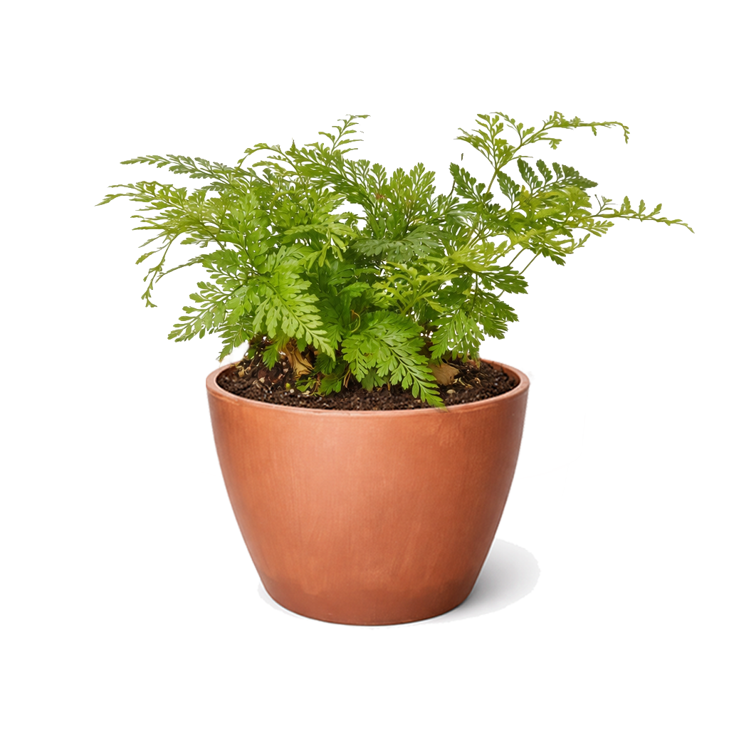 Rabbit's Foot Fern (Davallia fejeensis) 4 inch grower pot for sale, Easy-Care Indoor Fern with Furry Rhizomes, Pet-friendly indoor ferns, Unusual tropical houseplants