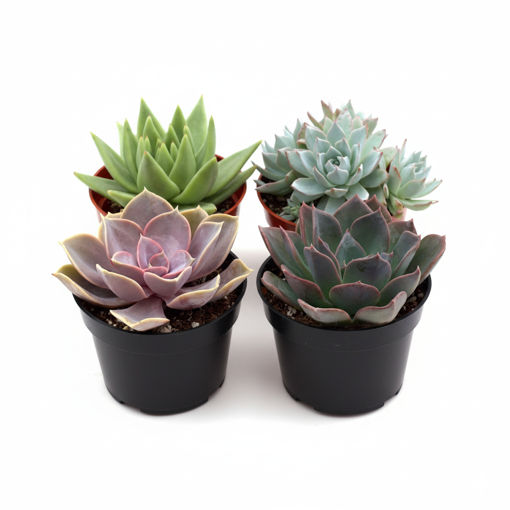 Buy Rosette Succulent Variety Packs online, mixed rosette succulent plants assortment for home decor, easy care rosette succulents variety pack for beginners