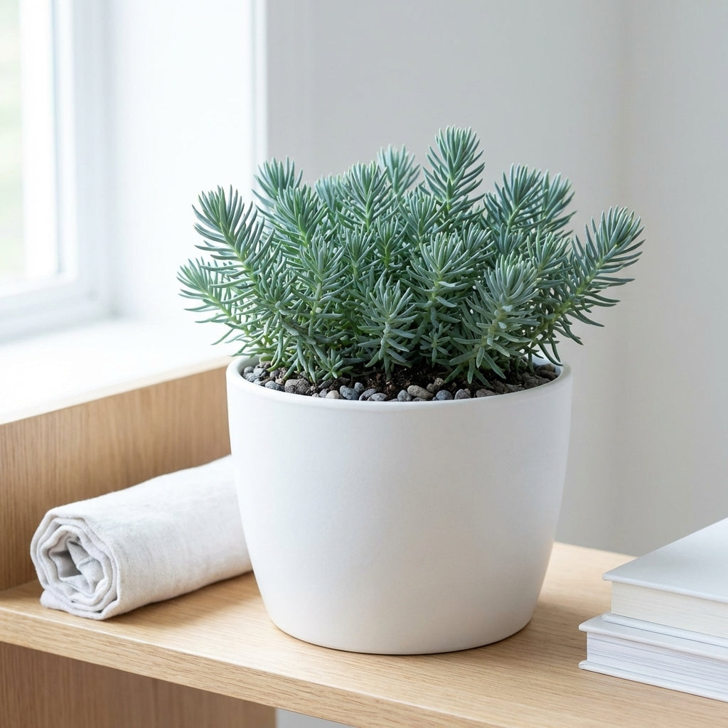 4 inch Sedum reflexum 'Blue Spruce' succulent for sale, rare unique succulent for gifting