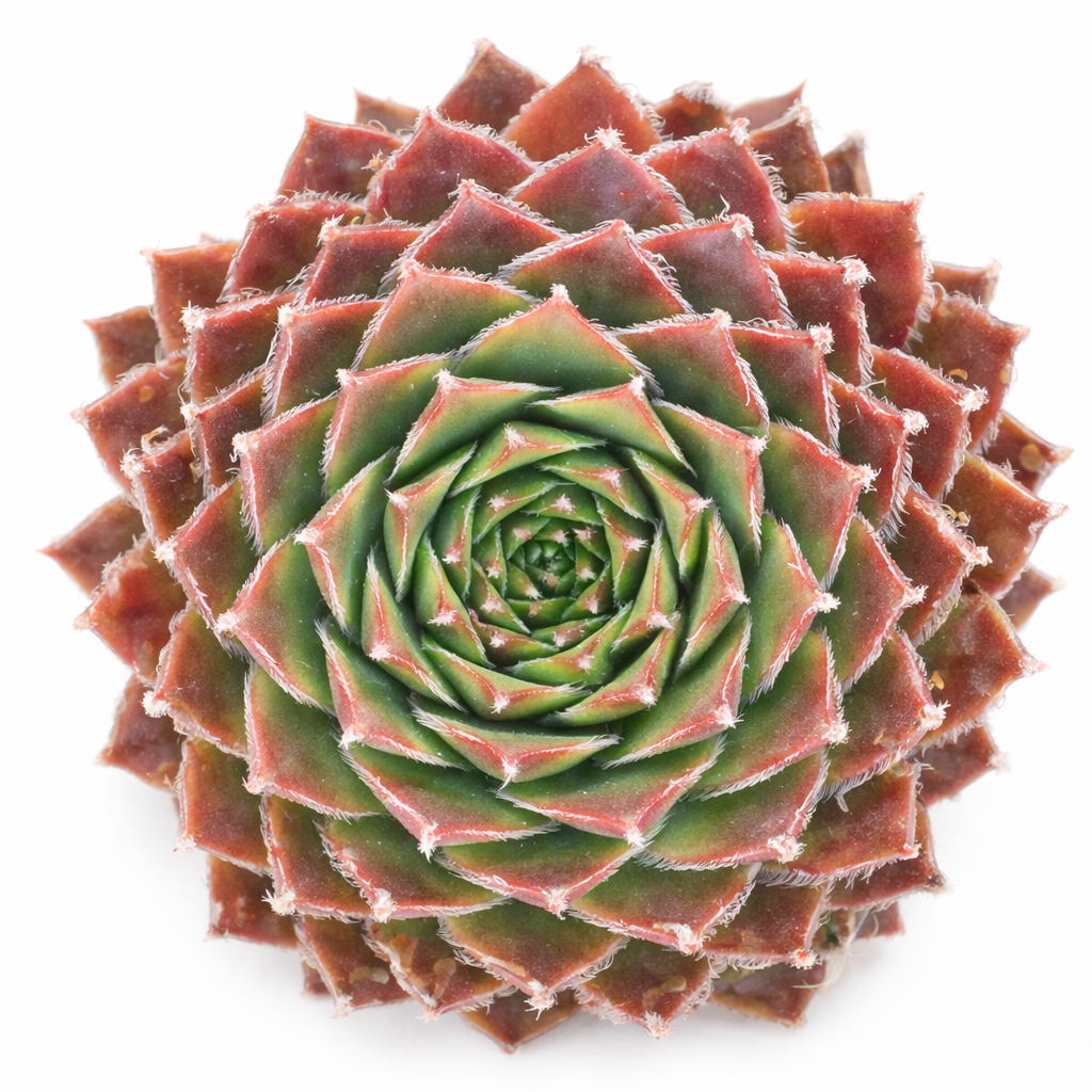 red fuzzy succulent Sempervivum Fuzzy Wuzzy - Hardy Hens & Chicks, Cold Hardy Succulent