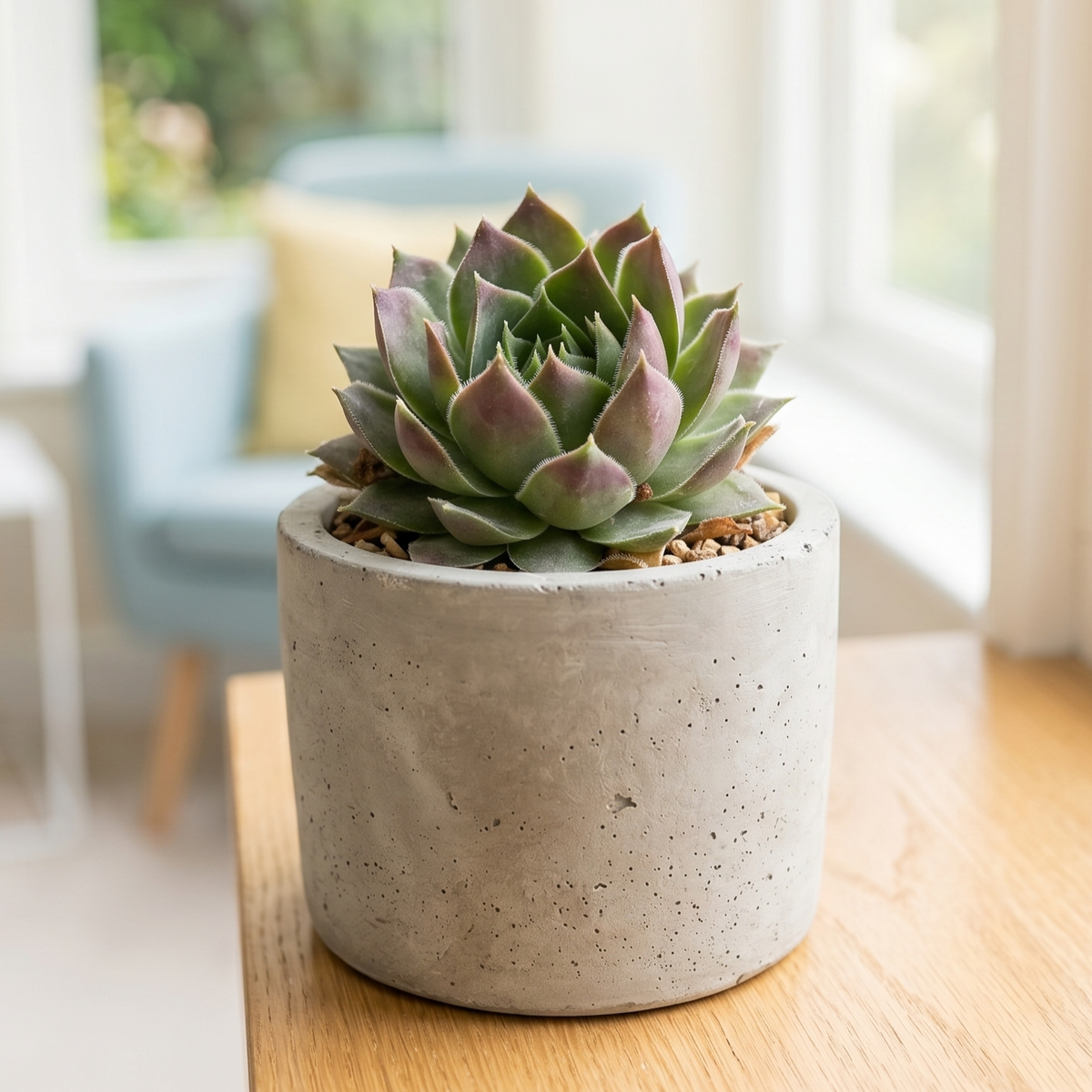 buy sempervivum 'hopewell' live succulent 2 inch online, emerald green rosettes with burgundy winter colors, tight upright leaves, cold hardy alpine succulent, low maintenance drought tolerant, perfect for rock garden displays, ideal gift for succulent