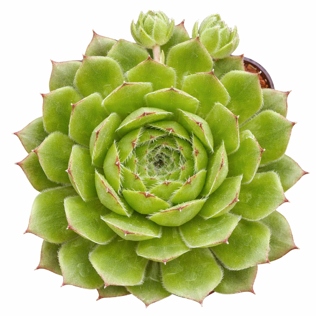 2 inch Sempervivum 'Oscularis', green succulents, indoor succulents, succulent care guide, buy succulents online