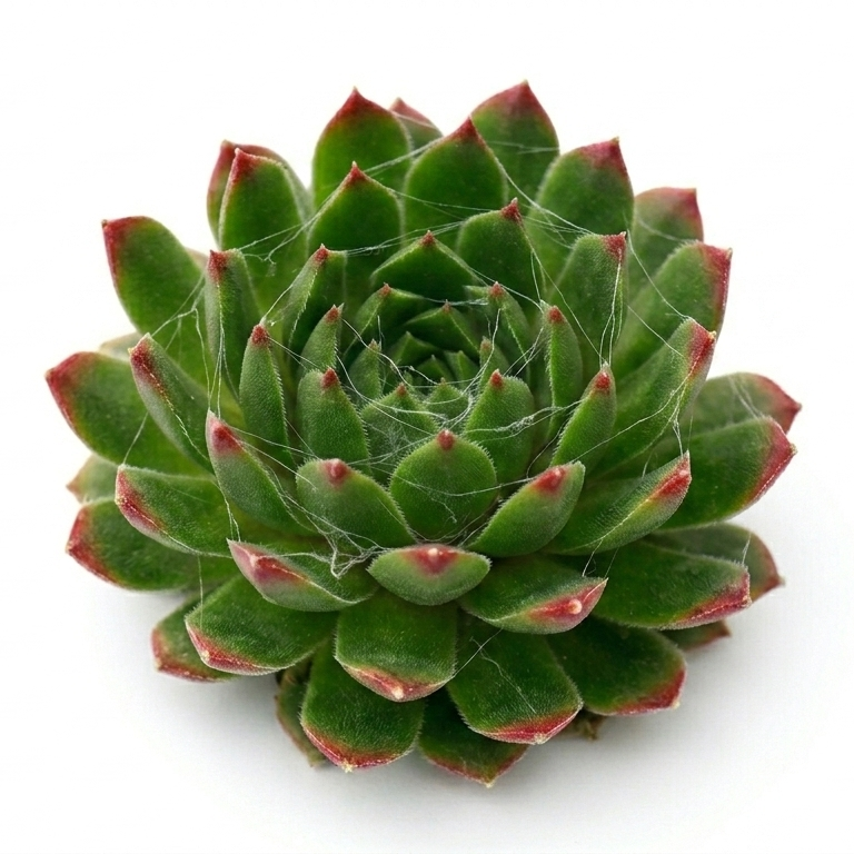 Sempervivum 'Red Pluche' 2 inch with red tips for sale online, Unique succulent gift decor ideas