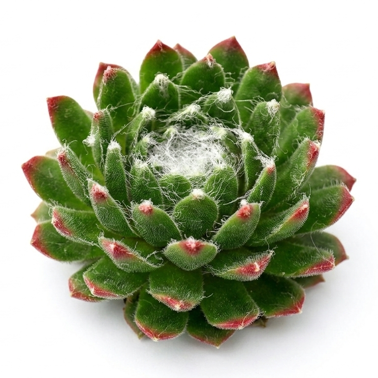 Sempervivum Red Pluche unique succulent for gifting