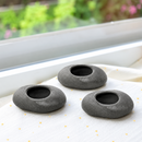 6 pack gray stone ceramic tillandsia air plant holder set live air plant for sale, minimalist gray stone ceramic vessels with natural texture and neutral aesthetic, air plants with wispy foliage that flourish in humid kitchen environments, scorches easily in intense south-facing light so prefers filtered indirect brightness, needs regular rotation to maintain balanced growth form, stunning bright windowsill decor, rare collector plant gift for modern plant lovers