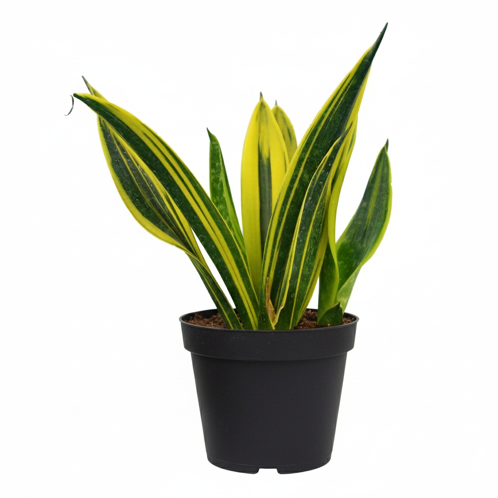 sansevieria sunpower Snake Plant Sansevieria Gold Flame - Air-purifying, Easy to Care Plant