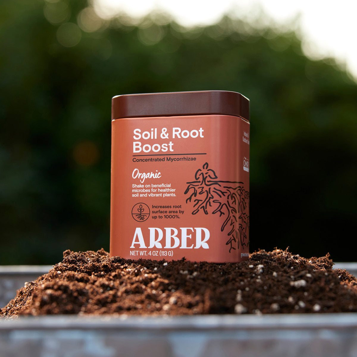 organic granule soil &amp; root boost for sale, concentrated bacillus formula, beneficial soil microbes, versatile shake-on application, a thoughtful gift for any home gardener