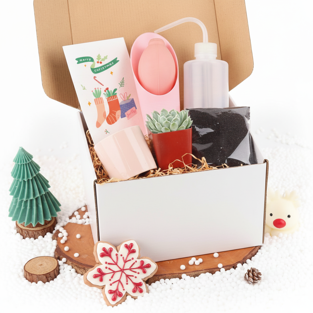 succulent kit gift Succulent Beginner Kit Gift Box, Unique Women Gift Ideas