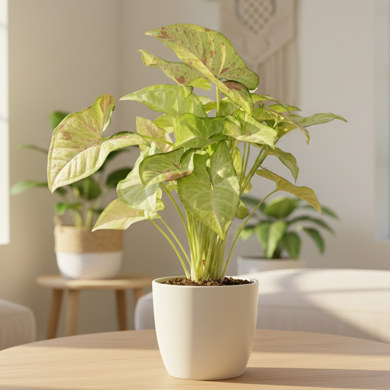 Syngonium 'Confetti' - Live Houseplant