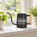 buy teacher gift watering can plant seeds that grow forever black online, sleek black finish with motivational design, ergonomic pour spout for precision watering, durable metal construction, ideal for classroom plants and teacher appreciation gifts, unique present for educators who inspire growth