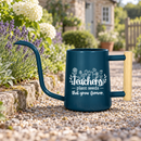 buy teacher gift watering can plant seeds that grow forever black online, sleek black finish with motivational design, ergonomic pour spout for precision watering, durable metal construction, ideal for classroom plants and teacher appreciation gifts, unique present for educators who inspire growth