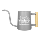 buy teacher gift watering can plant seeds that grow forever black online, sleek black finish with motivational design, ergonomic pour spout for precision watering, durable metal construction, ideal for classroom plants and teacher appreciation gifts, unique present for educators who inspire growth