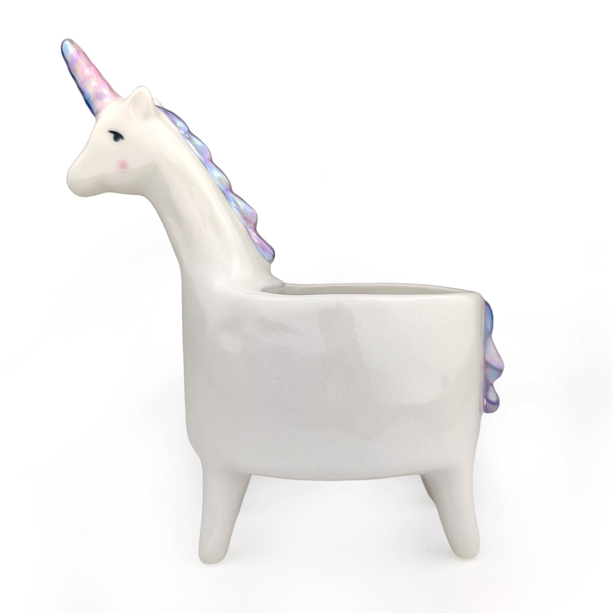 ceramic pots for succulents, unicorn pot, ceramic unicorn pot, small pot for cacti and succulents, animal pots