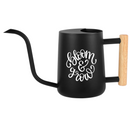gray Watering Can - Bloom &amp; Grow for sale, sophisticated charcoal gray with premium matte coating, 1.5-liter size, refined pouring mechanism, ideal for office plant care and professional garden maintenance, beautiful gift for serious gardeners