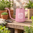 gray Watering Can - Bloom &amp; Grow for sale, sophisticated charcoal gray with premium matte coating, 1.5-liter size, refined pouring mechanism, ideal for office plant care and professional garden maintenance, beautiful gift for serious gardeners