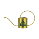 gold and green tree watering can christmas tree hydration station for sale, luxury ceramic composition with deep green tree accents and rich gold detailing, decorative spout with precision pour, collector-quality finish, perfect for curated holiday botanical displays, exceptional gift for refined plant lovers