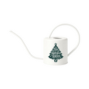 gold and green tree watering can christmas tree hydration station for sale, luxury ceramic composition with deep green tree accents and rich gold detailing, decorative spout with precision pour, collector-quality finish, perfect for curated holiday botanical displays, exceptional gift for refined plant lovers