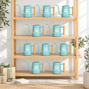orange 10-pack of watering can drawn to the bloom for sale, vibrant rust-resistant coating with ergonomic handle, medium capacity pourer for daily watering, perfect for patio gardens, unique plant lover gift
