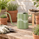 emerald green watering can grow with the flow for sale, stunning deep green hue with contemporary bottle form, 1.5-liter capacity with adjustable flow nozzle attachment, long-lasting material built for frequent use, perfect for systematic care of multiple decorative container plants, premium present for green thumb enthusiasts