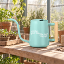 emerald green watering can grow with the flow for sale, stunning deep green hue with contemporary bottle form, 1.5-liter capacity with adjustable flow nozzle attachment, long-lasting material built for frequent use, perfect for systematic care of multiple decorative container plants, premium present for green thumb enthusiasts