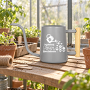 buy watering can - making pour decisions black online, durable plastic construction with humorous slogan design, ergonomic spout for precise watering, available in black gray orange and pink color options, ideal for indoor and outdoor garden watering, great gardening gift for plant enthusiasts and humor lovers