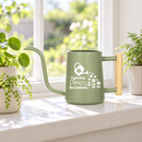 buy watering can - making pour decisions black online, durable plastic construction with humorous slogan design, ergonomic spout for precise watering, available in black gray orange and pink color options, ideal for indoor and outdoor garden watering, great gardening gift for plant enthusiasts and humor lovers
