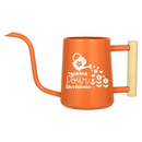 buy watering can - making pour decisions black online, durable plastic construction with humorous slogan design, ergonomic spout for precise watering, available in black gray orange and pink color options, ideal for indoor and outdoor garden watering, great gardening gift for plant enthusiasts and humor lovers
