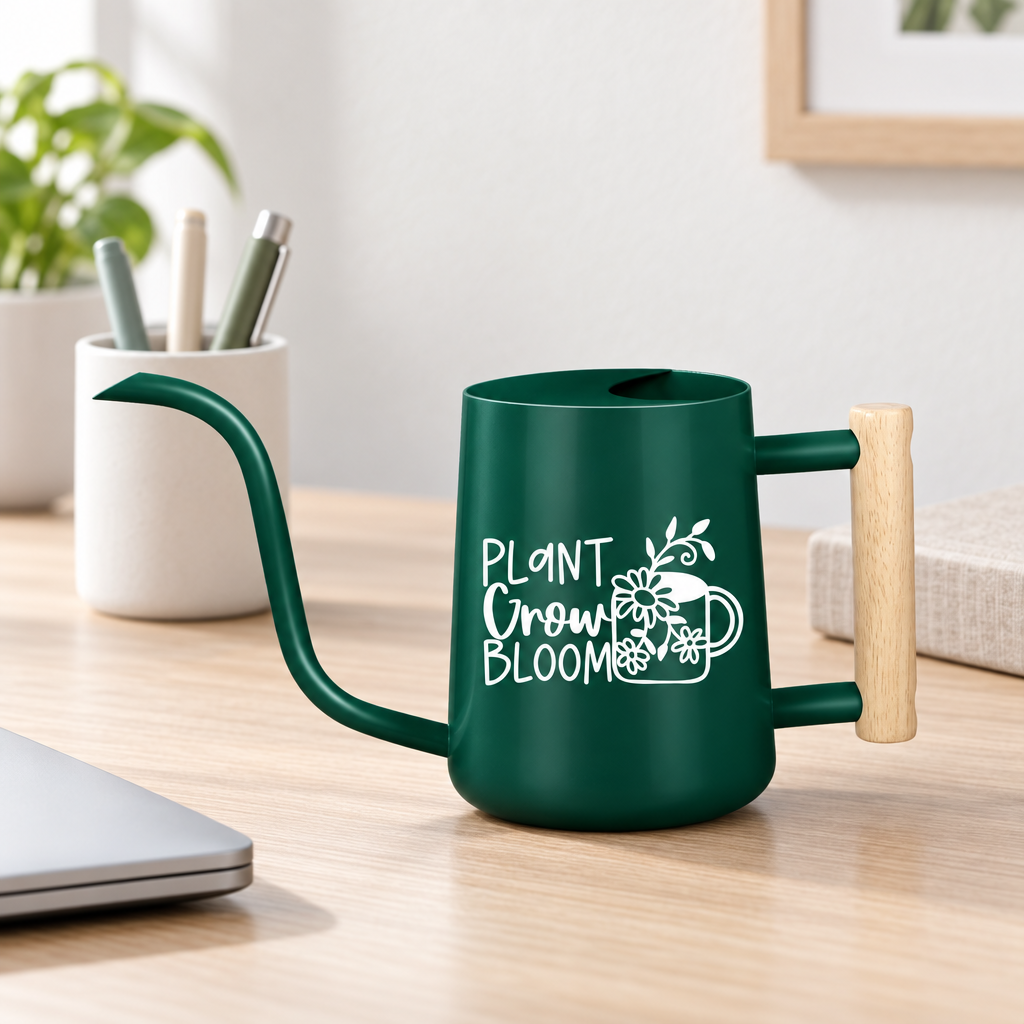 buy watering can plant grow bloom black online, carbon black with precision targeting spout, 2.5-liter volume, advanced drip-control mechanism, great for detailed watering of potted flower arrangements, thoughtful gift for arrangement designers