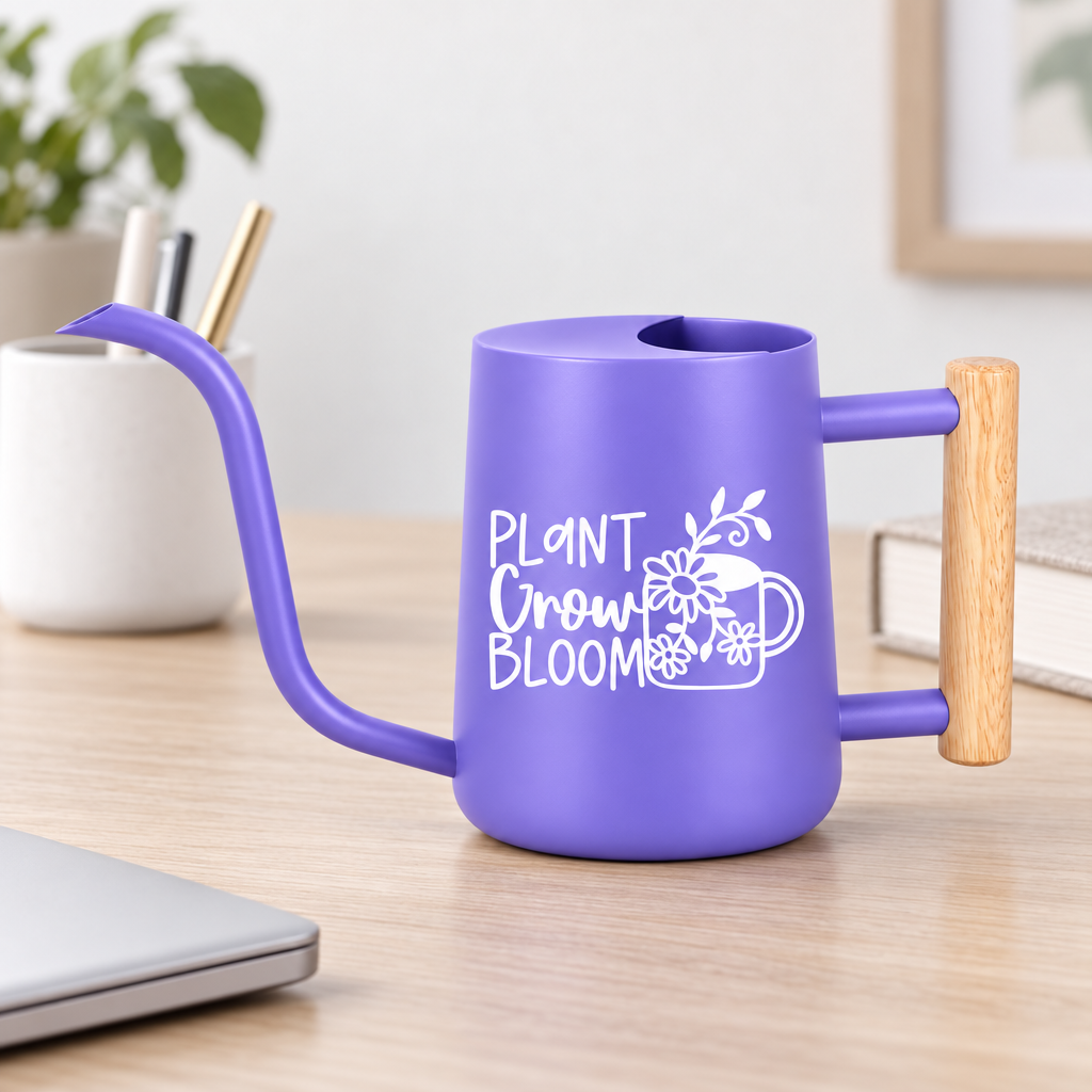 buy watering can plant grow bloom gray online, dove gray color with integrated water level window, 2-liter volume, innovative multi-season design, great for year-round indoor and outdoor plant maintenance, comprehensive gift for all-climate gardeners