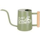 buy watering can plant grow bloom black online, durable plastic construction with ergonomic handle, multiple size options available, sleek modern design in vibrant black finish, ideal for indoor and outdoor garden watering, perfect gardening gift for plant enthusiasts