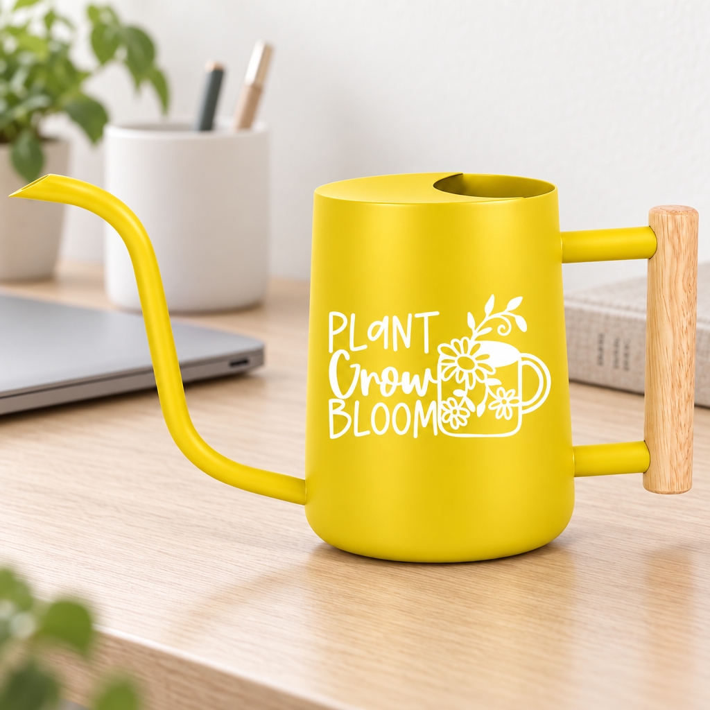 buy watering can plant grow bloom black online, jet black finish with non-slip base grip, 3.5-liter extra-large capacity, robust industrial-grade construction, ideal for serious gardeners with extensive collections, premium gift for plant devotees