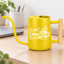 buy watering can plant grow bloom black online, durable plastic construction with ergonomic handle, multiple size options available, sleek modern design in vibrant black finish, ideal for indoor and outdoor garden watering, perfect gardening gift for plant enthusiasts