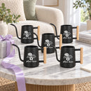 black pot 30-pack pack of watering can - plant lover for sale, matte black texture, high volume capacity, sturdy dual-handle design, great for extensive garden care, ultimate plant lover gift