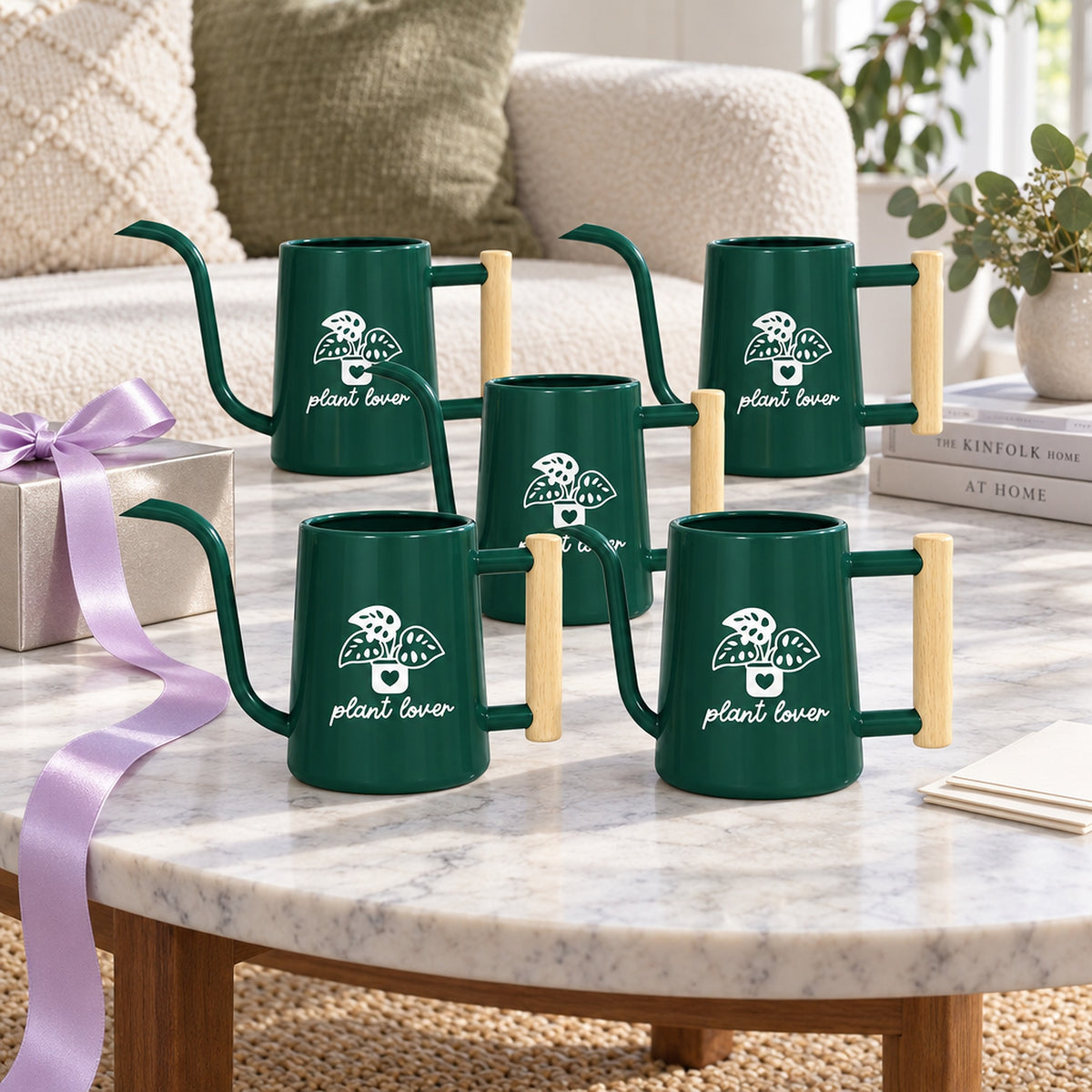 buy pack of watering can - plant lover 20-pack black online, solid black finish, heavy-duty build, long reaching spout, great for hanging baskets, exceptional gardening enthusiast gift