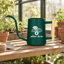 dark blue watering can plant lover for sale, sophisticated midnight blue hue with premium finish, advanced durable plastic technology with enhanced grip handle, extended reach spout for overhead plants, ideal for large-scale indoor plant arrangements, exceptional present for serious plant collectors