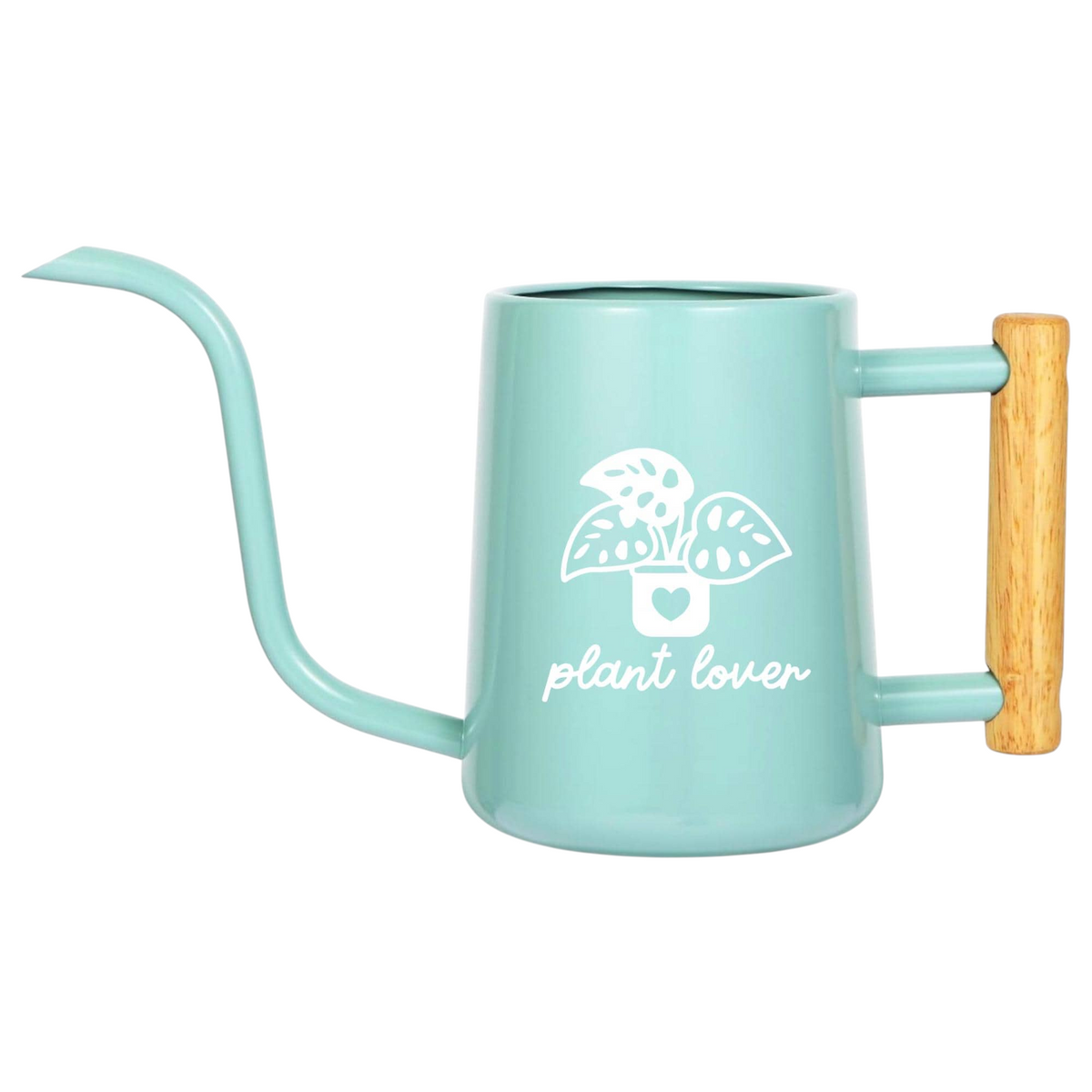 pink watering can plant lover for sale, pale coral pink exterior with rounded ergonomic shape, lightweight yet resilient plastic blend, comfortable oversized handle for easy gripping, ideal for frequent daily watering routines, lovely housewarming gift for plant parents