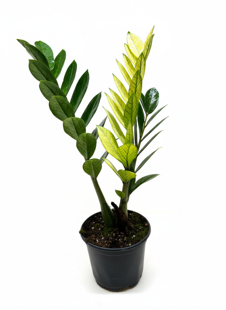 where to buy variegated zz plant Zamioculcas 'Chameleon' | Rare Yellow Variegated ZZ Plant
