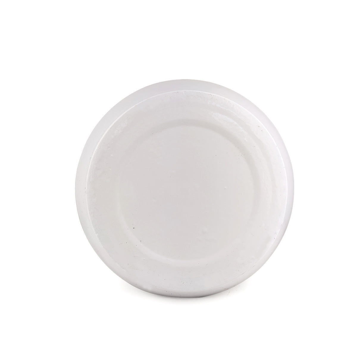 plant pot with plate Large White Ceramic Pot with Wooden Stand - Planter for Indoor Plants