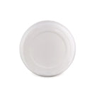 9.8 inch White Ceramic Pot with Wooden Stand