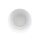 9.8 inch White Ceramic Pot with Wooden Stand