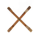 White Ceramic Pot with Wooden Stand