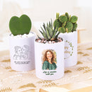 Custom Ceramic Pot from Photos, Personalized Planter Gift, Custom Pot with Picture, Custom Pet Portrait Planter, Custom Family Photo Plant Pot, Unique Anniversary Gift Planter, Custom Printed Ceramic Planter for Gifts
