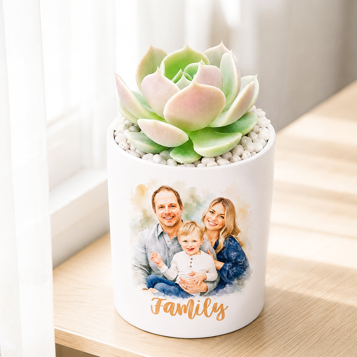 Buy Custom Ceramic Pot online. This beautifully crafted ceramic pot features a clean, modern design that complements succulents, cacti, and a wide variety of houseplants. Its durable construction provides a stylish home for your favorite plants while enhancing any indoor space. A perfect choice for windowsills, desks, shelves, or thoughtful plant gifts.