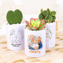 Custom Ceramic Pot for sale. With its sleek ceramic construction and modern aesthetic, this planter enhances the beauty of any plant while blending effortlessly into any décor. It offers a simple yet elegant way to display your favorite greenery. An excellent option for home décor, office spaces, or thoughtful gifts.
