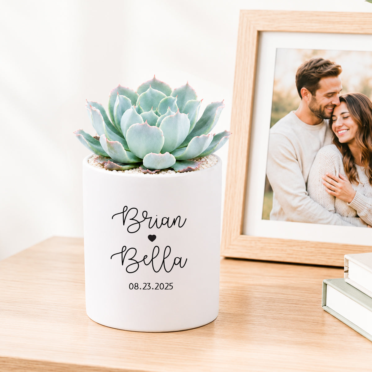 Buy Custom Ceramic Pot online. This decorative ceramic planter combines minimalist design with everyday practicality, making it a beautiful home for your favorite plants. Its clean lines complement both modern and traditional interiors. Ideal for shelves, tabletops, or sunny windowsills.