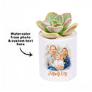 Custom Ceramic Pot for sale. With its sleek ceramic construction and modern aesthetic, this planter enhances the beauty of any plant while blending effortlessly into any décor. It offers a simple yet elegant way to display your favorite greenery. An excellent option for home décor, office spaces, or thoughtful gifts.